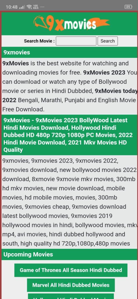 9xmovies APK 